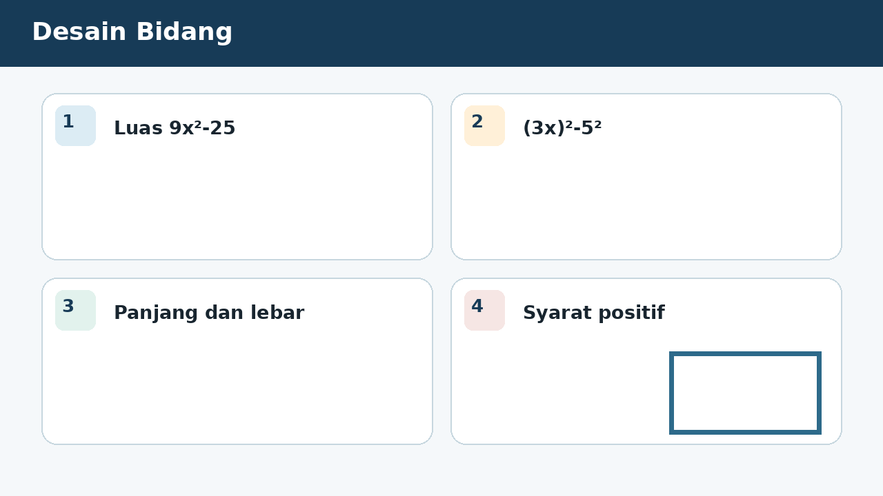 Visual soal 9: Desain Bidang