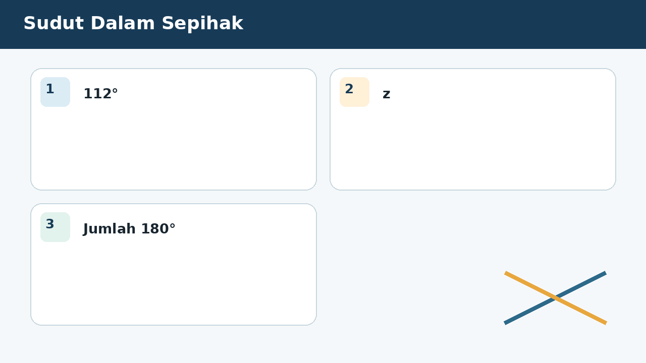 Visual soal 4: Sudut Dalam Sepihak