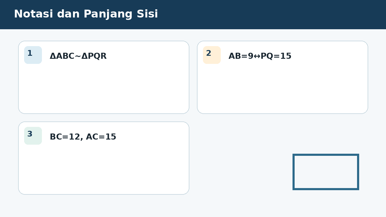 Visual soal 10: Notasi dan Panjang Sisi